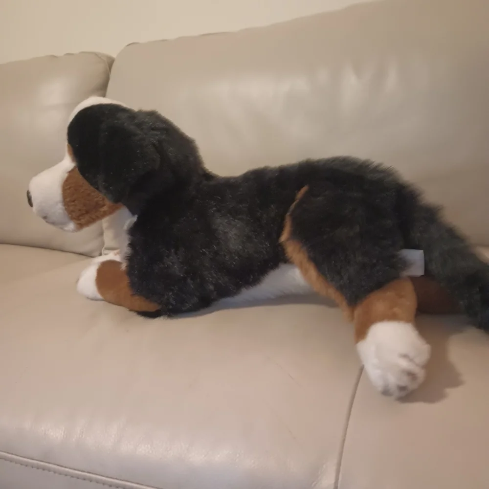 Vintage E & J  Classic Collection Bernese Mountain Dog Stuffed Plush M/L - Picture 6 of 16